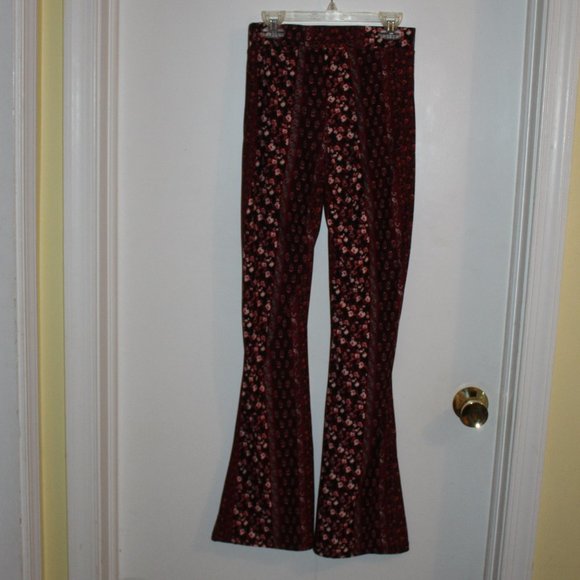 Pink Rose Knit Pants - Picture 2 of 2